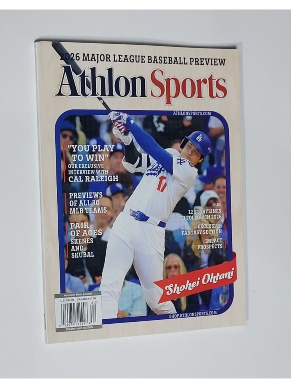 2026 Athlon Sports Major League Baseball Magazine Shohei Ohtani New